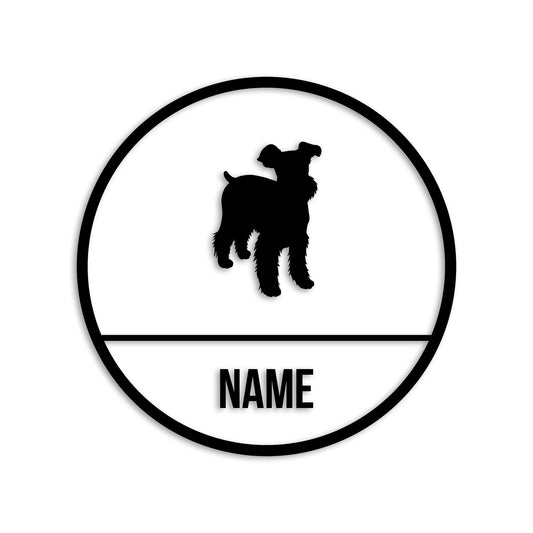 ミニチュアシュナウザー 文字入れ可能 ペット 犬 カッティング ステッカー (st-150-108)