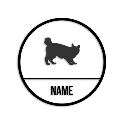 アメリカンボブテイル 文字入れ可能 ペット 猫 カッティング ステッカー (st-150-138)