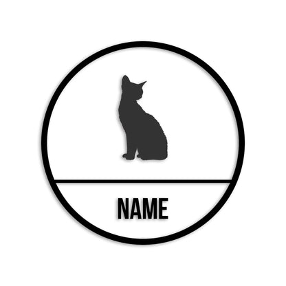 デボンレックス 文字入れ可能 ペット 猫 カッティング ステッカー (st-150-159)