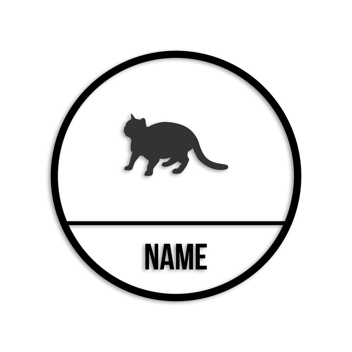 バーミーズ 文字入れ可能 ペット 猫 カッティング ステッカー (st-150-165)