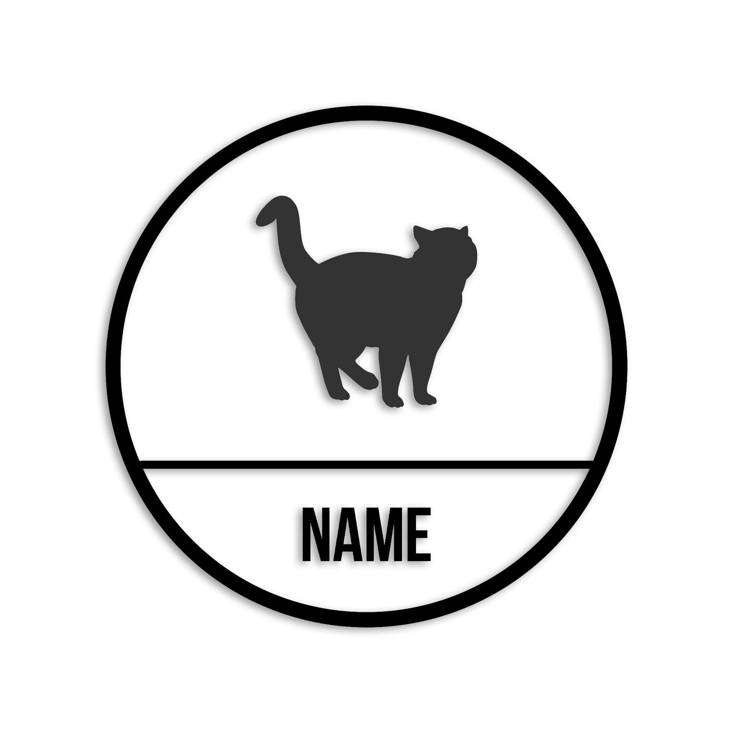 ブリティッシュショートヘア 文字入れ可能 ペット 猫 カッティング ステッカー (st-150-167)