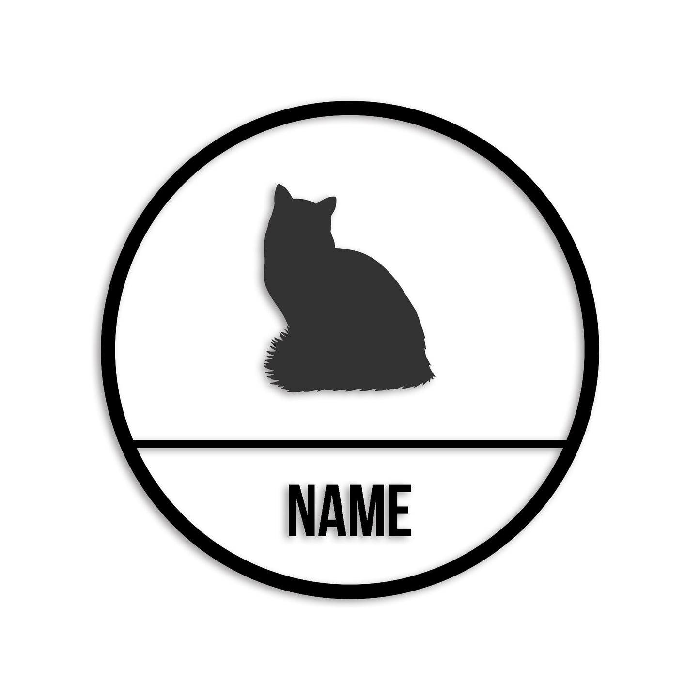 ラグドール 文字入れ可能 ペット 猫 カッティング ステッカー (st-150-175)