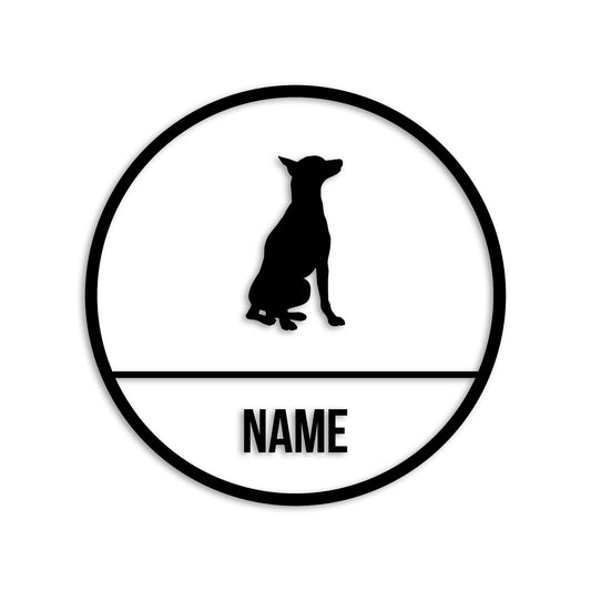 ドーベルマン 文字入れ可能 ペット 犬 カッティング ステッカー (st-150-62)