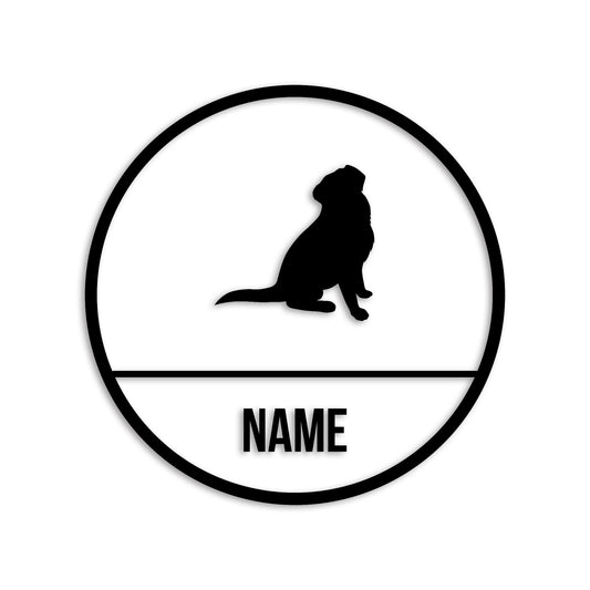 バーニーズマウンテンド 文字入れ可能 ペット 犬 カッティング ステッカー (st-150-64)