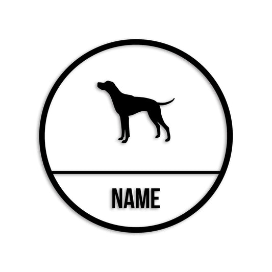ポインター 文字入れ可能 ペット 犬 カッティング ステッカー (st-150-92)