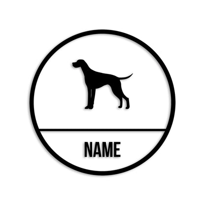 ポインター 文字入れ可能 ペット 犬 カッティング ステッカー (st-150-94)