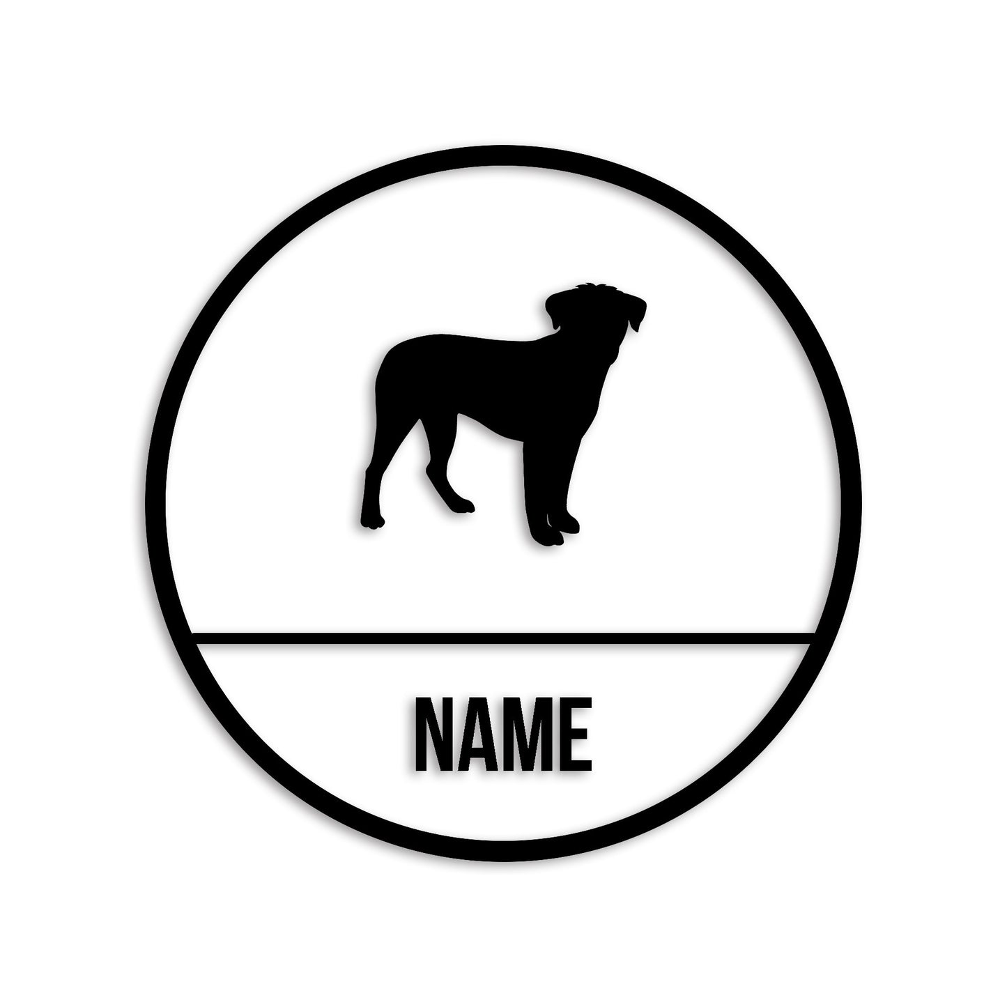 ボーダーテリア 文字入れ可能 ペット 犬 カッティング ステッカー (st-150-95)