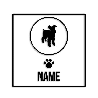 ミニチュアシュナウザー 文字入れ可能 ペット 犬 カッティング ステッカー (st-151-108)