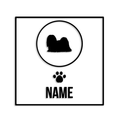 ラサアプソ 文字入れ可能 ペット 犬 カッティング ステッカー (st-151-114)