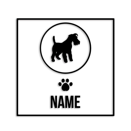 ウェルシュテリア 文字入れ可能 ペット 犬 カッティング ステッカー (st-151-13)