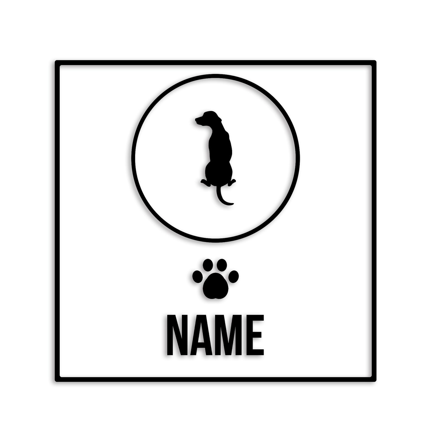 ダルメシアン 文字入れ可能 ペット 犬 カッティング ステッカー (st-151-47)