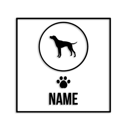 ポインター 文字入れ可能 ペット 犬 カッティング ステッカー (st-151-92)