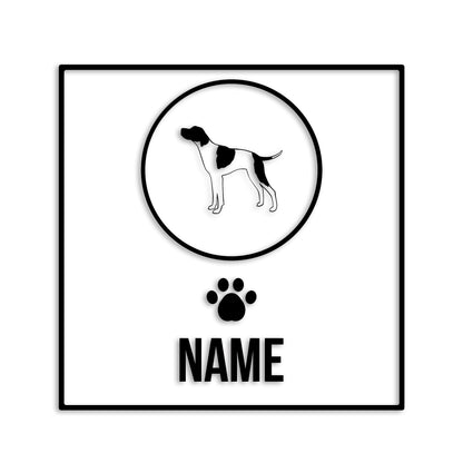 ポインター 文字入れ可能 ペット 犬 カッティング ステッカー (st-151-93)