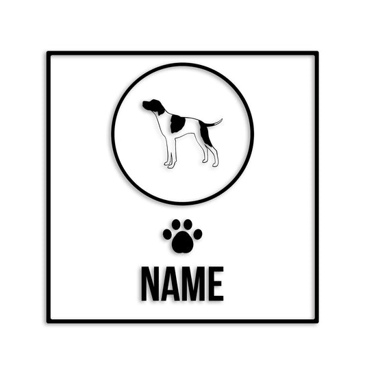 ポインター 文字入れ可能 ペット 犬 カッティング ステッカー (st-151-93)