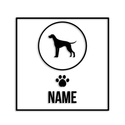 ポインター 文字入れ可能 ペット 犬 カッティング ステッカー (st-151-94)