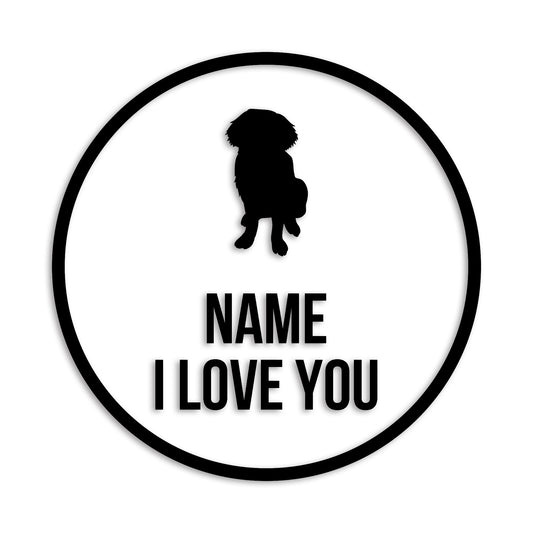 セントバーナード 文字入れ可能 ペット 犬 カッティング ステッカー (st-152-42)