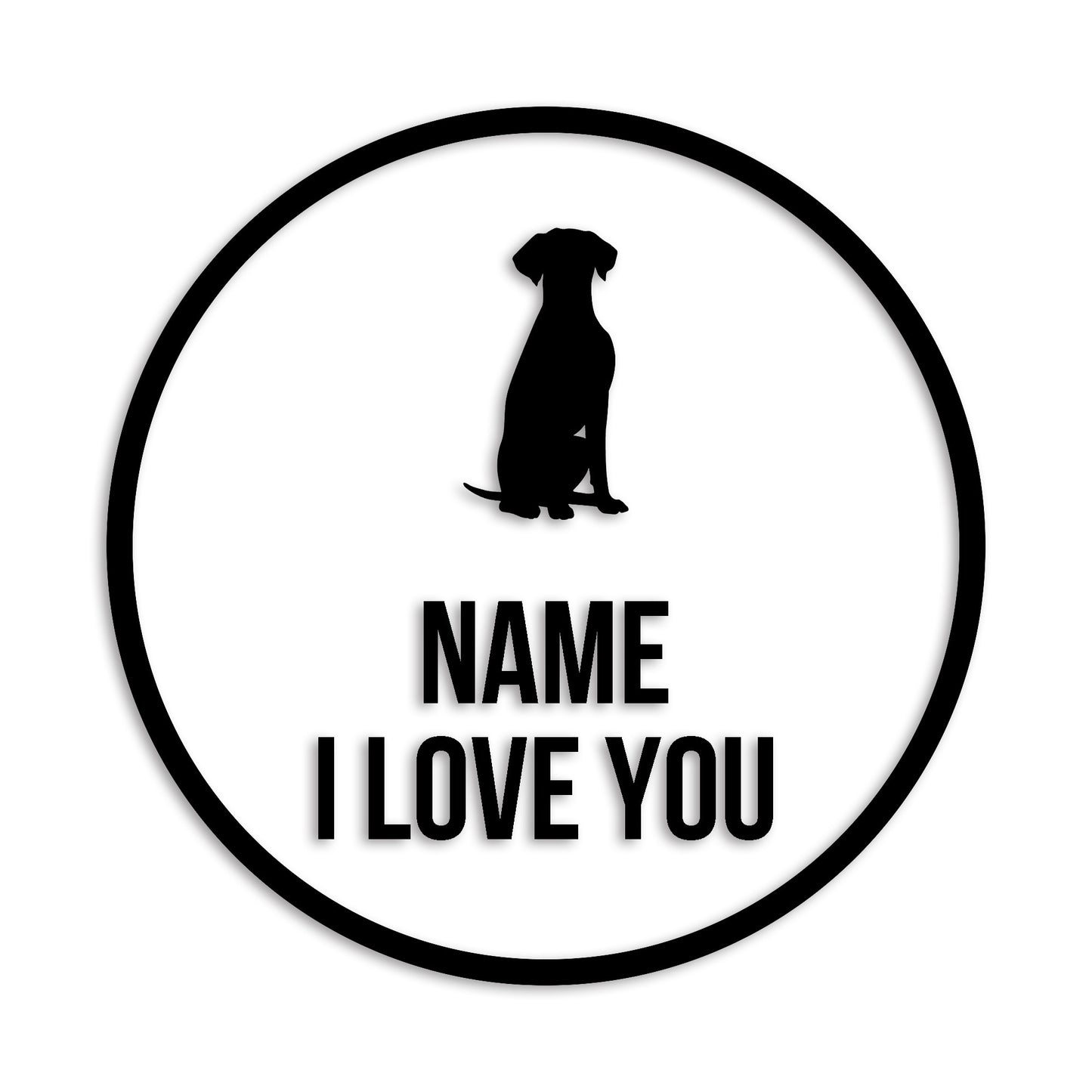 ダルメシアン 文字入れ可能 ペット 犬 カッティング ステッカー (st-152-46)