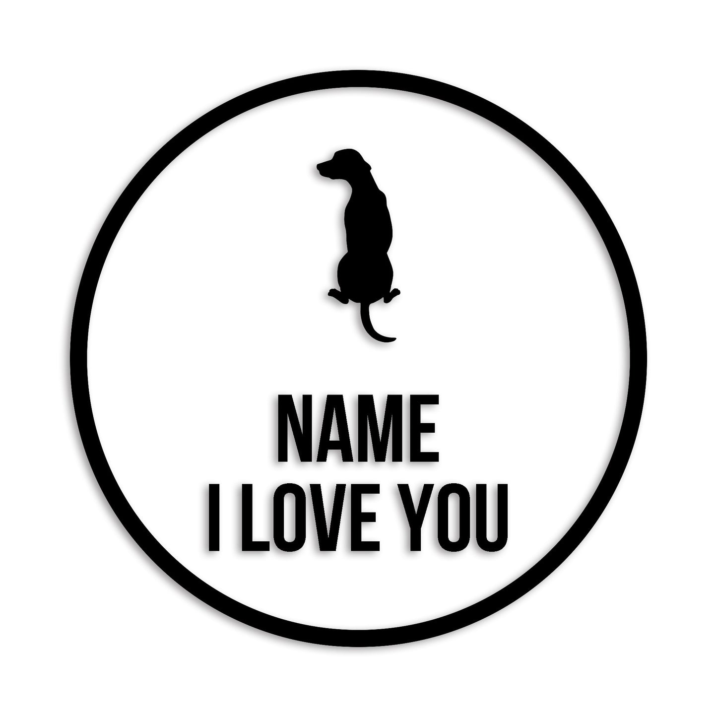 ダルメシアン 文字入れ可能 ペット 犬 カッティング ステッカー (st-152-47)