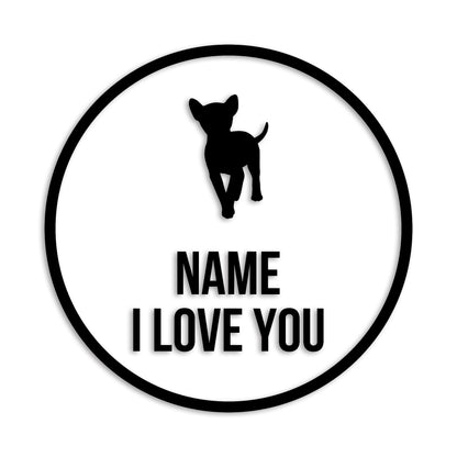 バセンジー 文字入れ可能 ペット 犬 カッティング ステッカー (st-152-71)