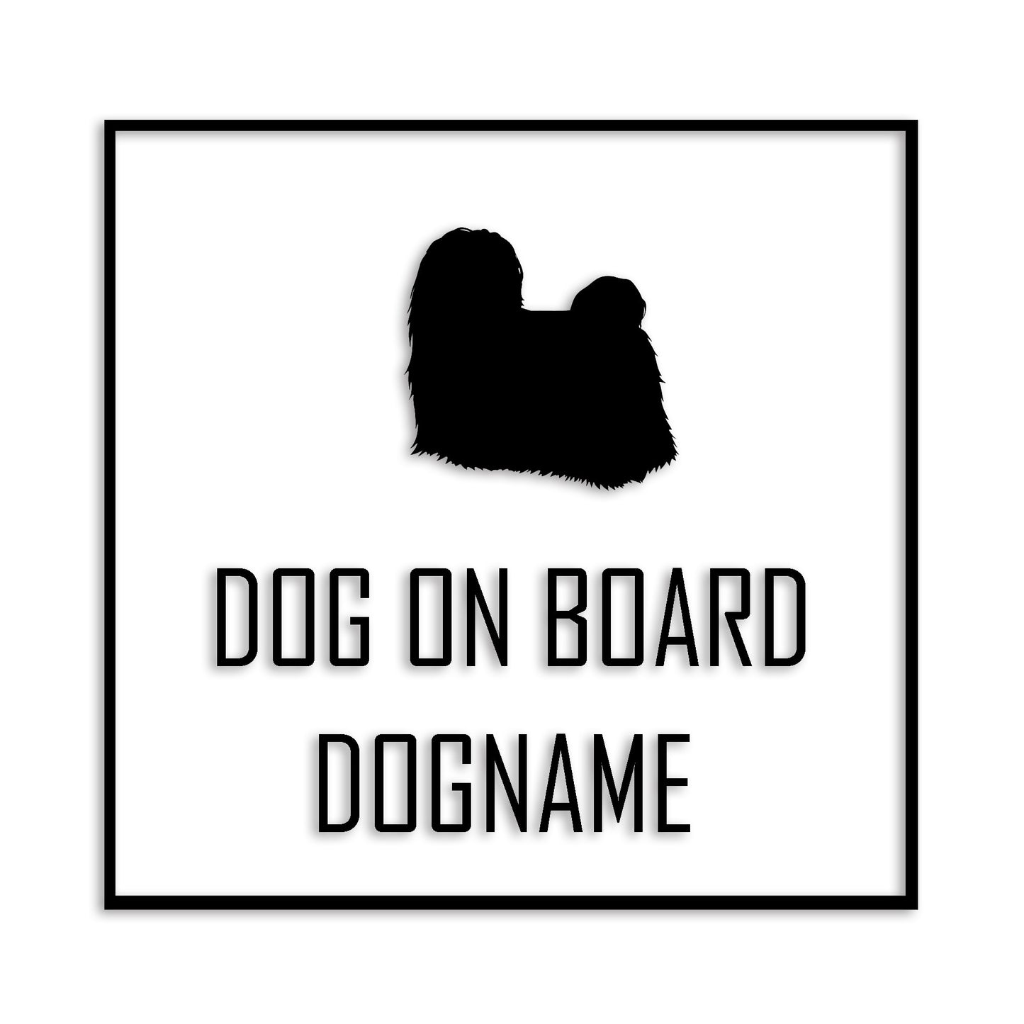 マルチーズ 文字入れ可能 ペット 犬 カッティング ステッカー (st-19-106)