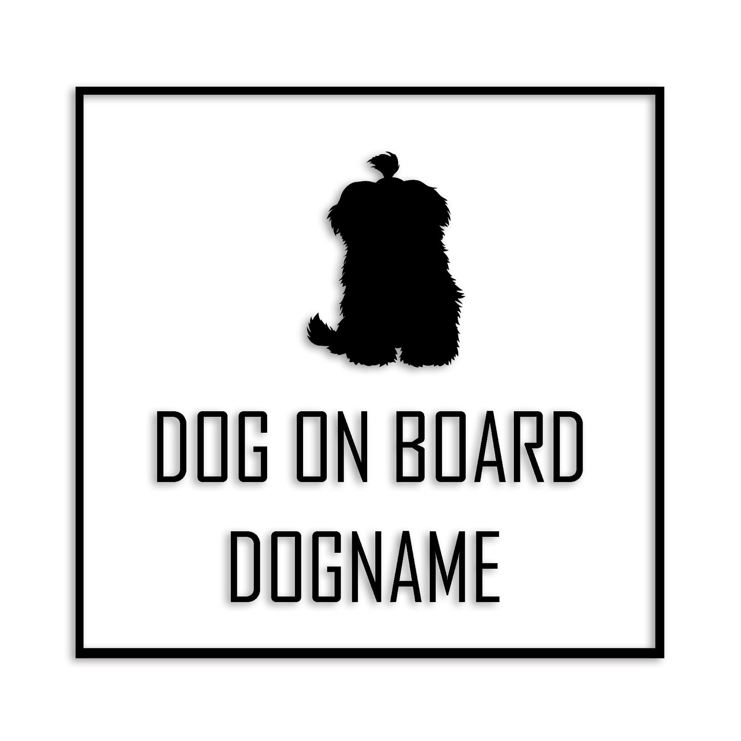 マルチーズ 文字入れ可能 ペット 犬 カッティング ステッカー (st-19-107)