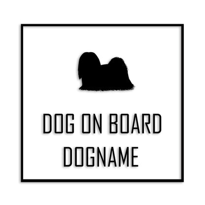 ラサアプソ 文字入れ可能 ペット 犬 カッティング ステッカー (st-19-114)