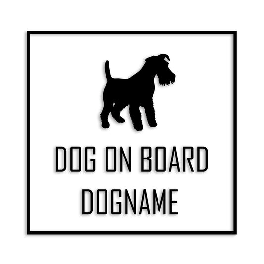 ウェルシュテリア 文字入れ可能 ペット 犬 カッティング ステッカー (st-19-13)