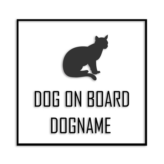 アビシニアン 文字入れ可能 ペット 猫 カッティング ステッカー (st-19-131)