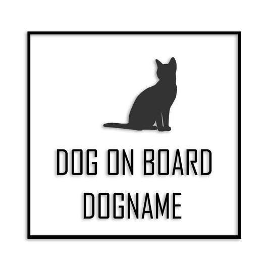 エジプシャンマウ 文字入れ可能 ペット 猫 カッティング ステッカー (st-19-140)