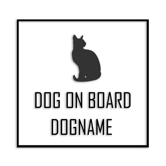 トンキニーズ 文字入れ可能 ペット 猫 カッティング ステッカー (st-19-160)