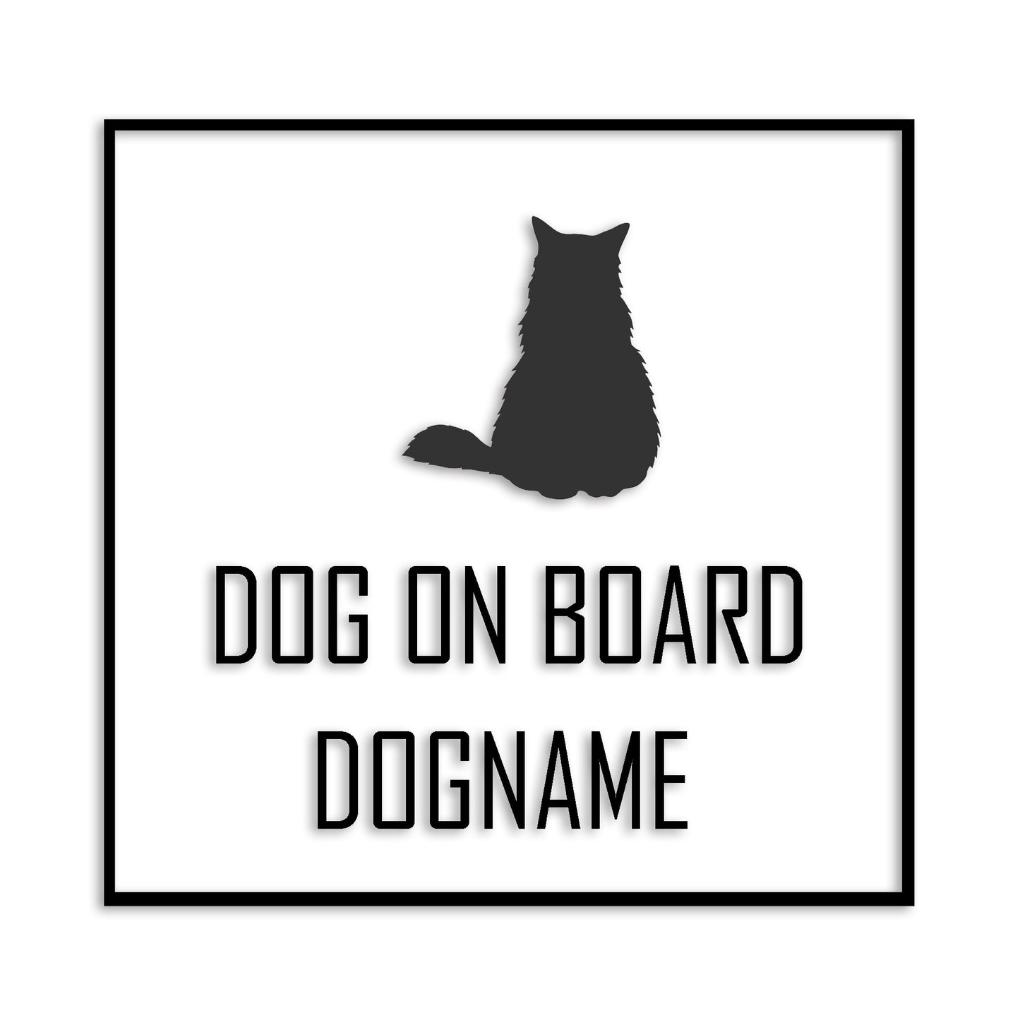 ノルウェージャンフォレストキャット 文字入れ可能 ペット 猫 カッティング ステッカー (st-19-162)