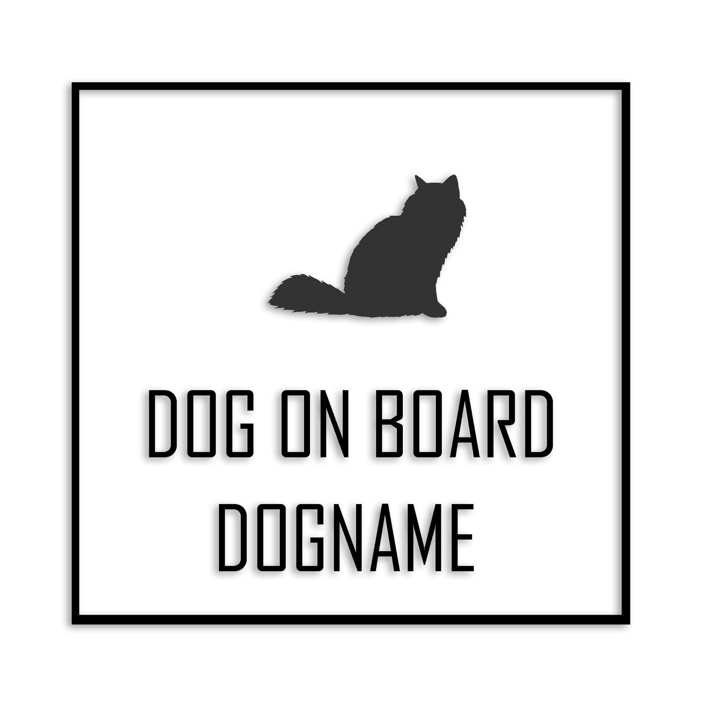 バーマン 文字入れ可能 ペット 猫 カッティング ステッカー (st-19-164)