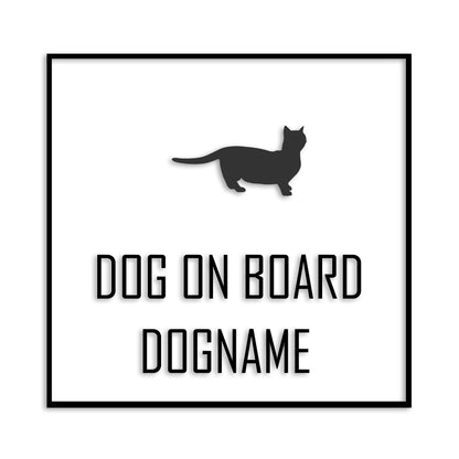 マンチカン 文字入れ可能 ペット 猫 カッティング ステッカー (st-19-172)