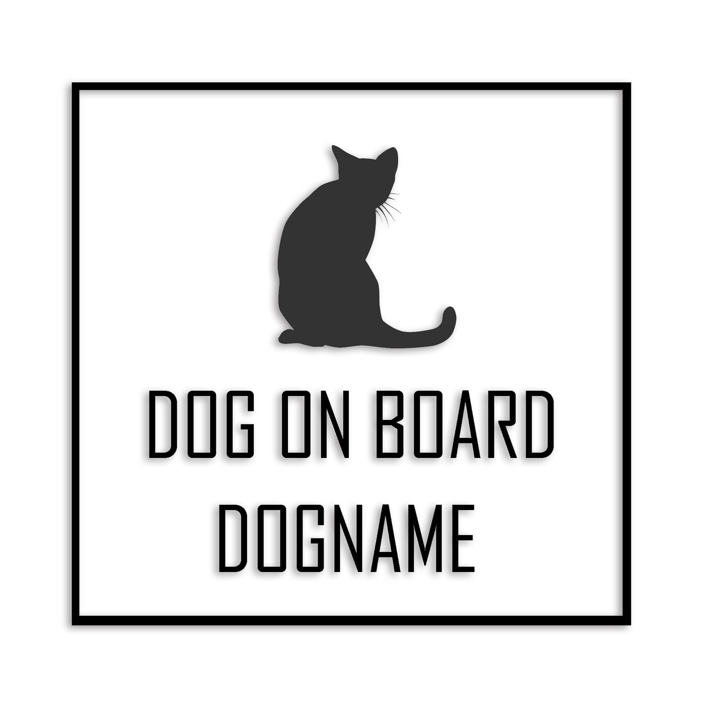 ロシアンブルー 文字入れ可能 ペット 猫 カッティング ステッカー (st-19-177)