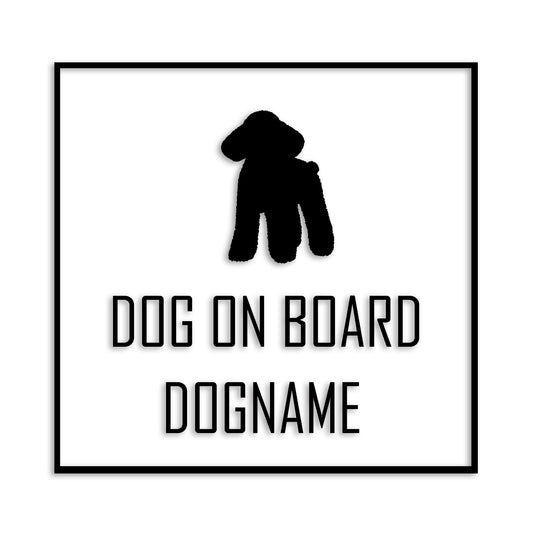 トイプードル 文字入れ可能 ペット 犬 カッティング ステッカー (st-19-60)