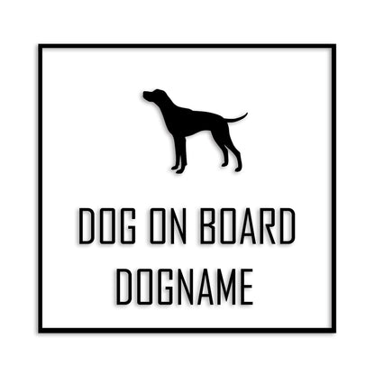 ポインター 文字入れ可能 ペット 犬 カッティング ステッカー (st-19-92)