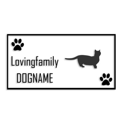 マンチカン 文字入れ可能 カッティングステッカー st-20-172