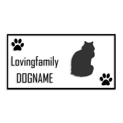 メインクーン 文字入れ可能 カッティングステッカー st-20-173