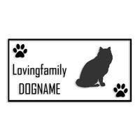 メインクーン 文字入れ可能 カッティングステッカー st-20-174