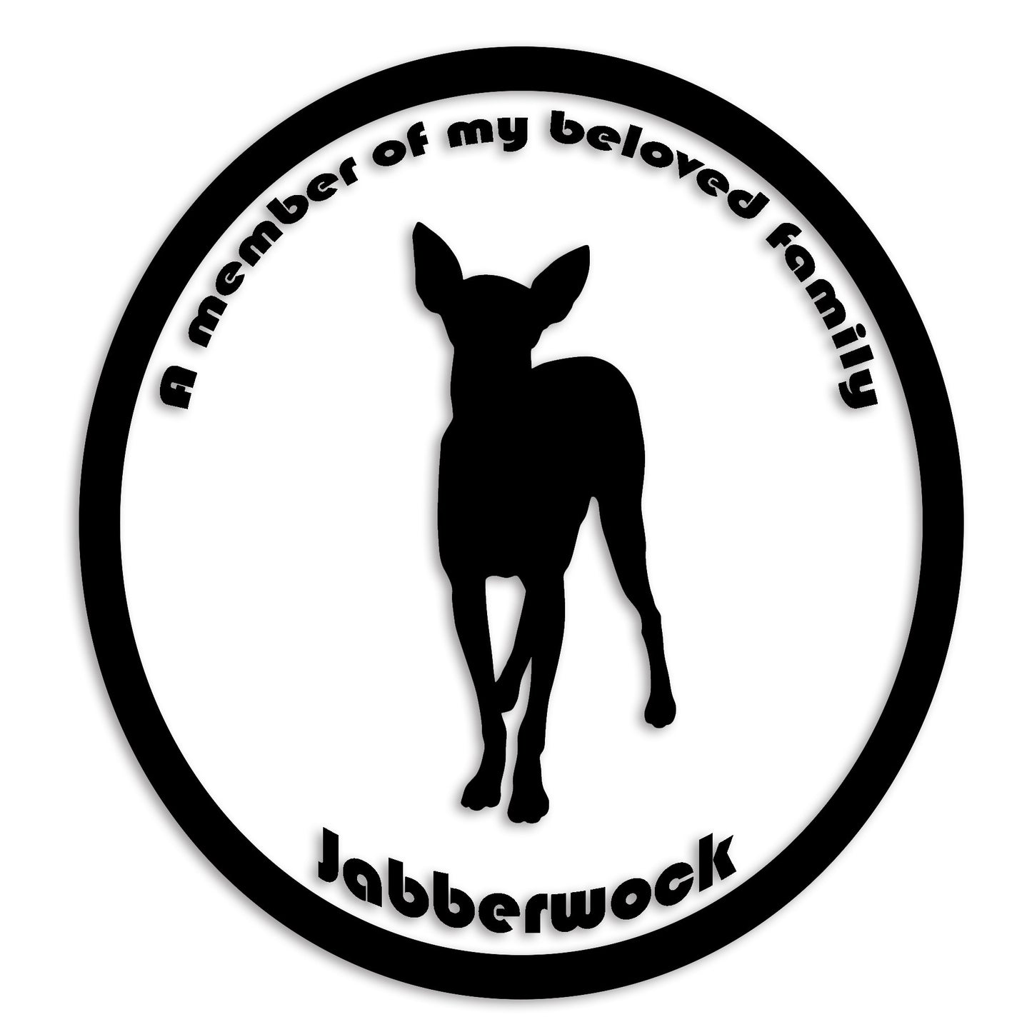 イタリアングレーハウンド 文字入れ可能 ペット 犬 カッティング ステッカー (st-8-04)