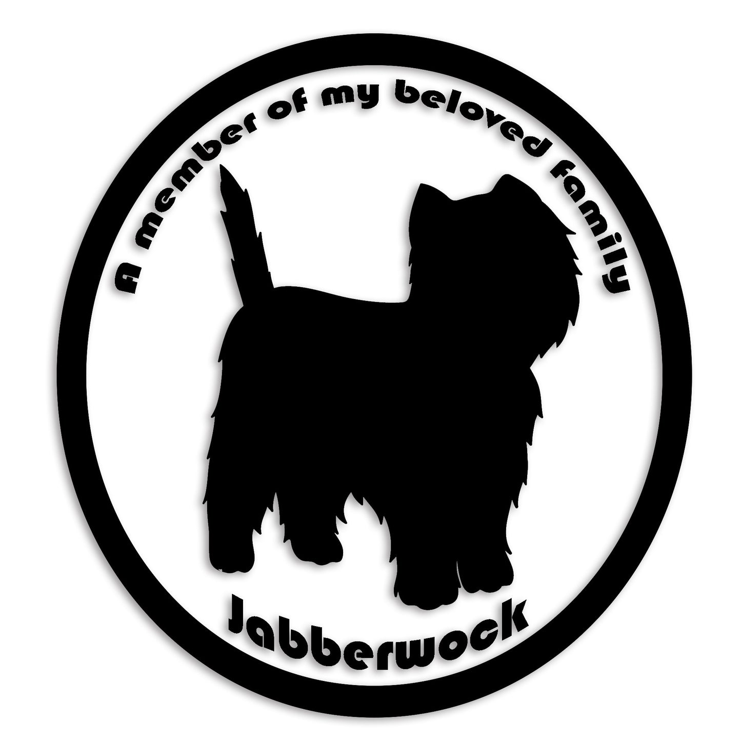 ウエストハイランドテリア 文字入れ可能 ペット 犬 カッティング ステッカー (st-8-07)