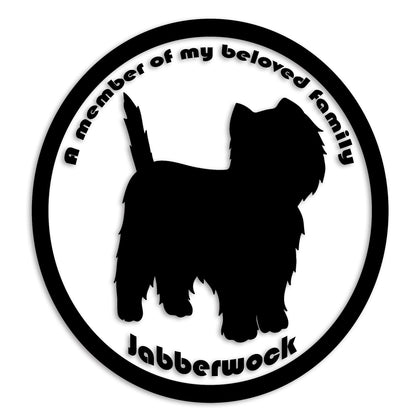 ウエストハイランドテリア 文字入れ可能 ペット 犬 カッティング ステッカー (st-8-07)