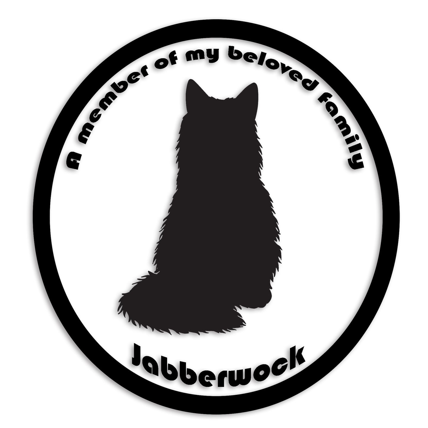 ソマリ 文字入れ可能 ペット 猫 カッティング ステッカー (st-8-123)