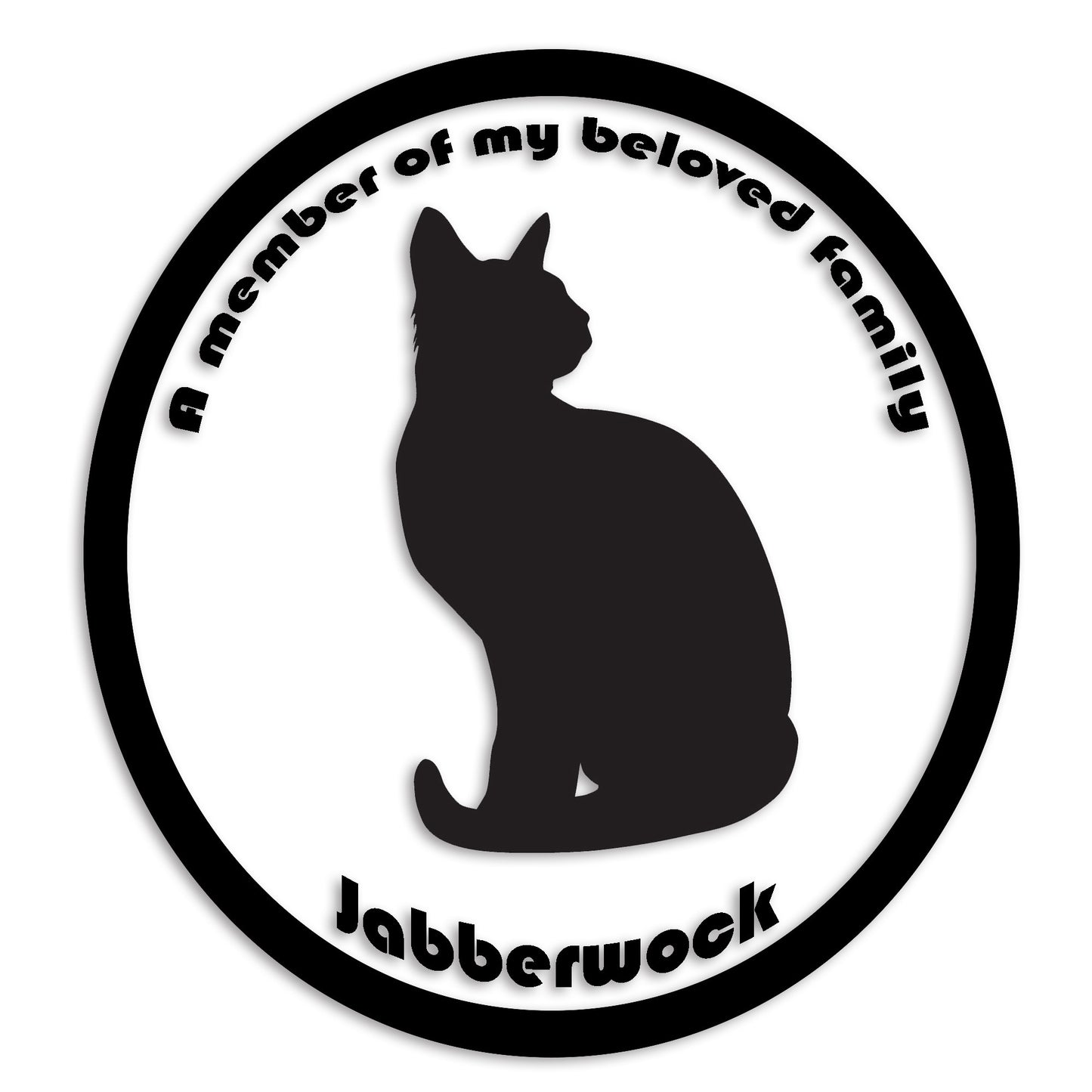 トンキニーズ 文字入れ可能 ペット 猫 カッティング ステッカー (st-8-126)