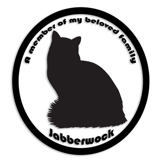 ラグドール 文字入れ可能 ペット 猫 カッティング ステッカー (st-8-137)