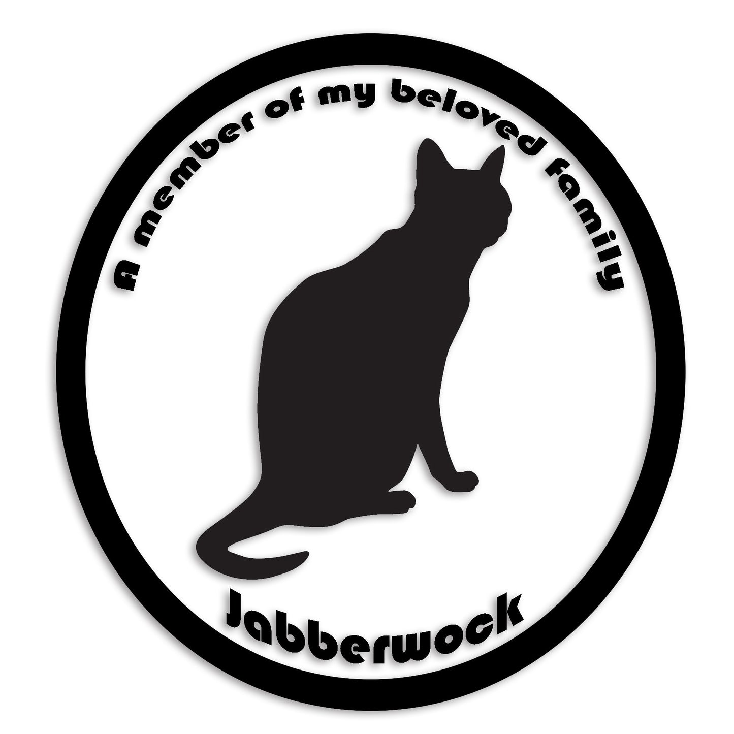 ロシアンブルー 文字入れ可能 ペット 猫 カッティング ステッカー (st-8-138)