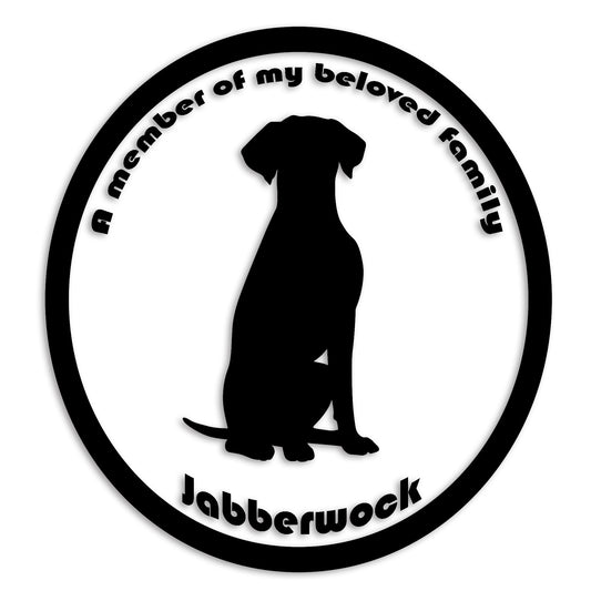 ダルメシアン 文字入れ可能 ペット 犬 カッティング ステッカー (st-8-37)