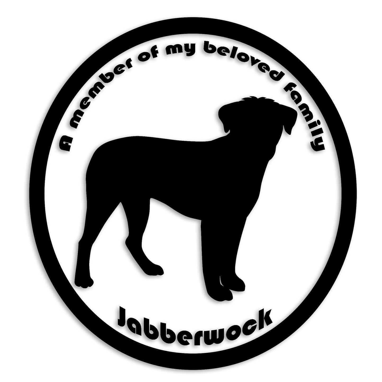 ボーダーテリア 文字入れ可能 ペット 犬 カッティング ステッカー (st-8-77)