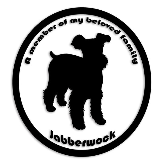 ミニチュアシュナウザー 文字入れ可能 ペット 犬 カッティング ステッカー (st-8-83)